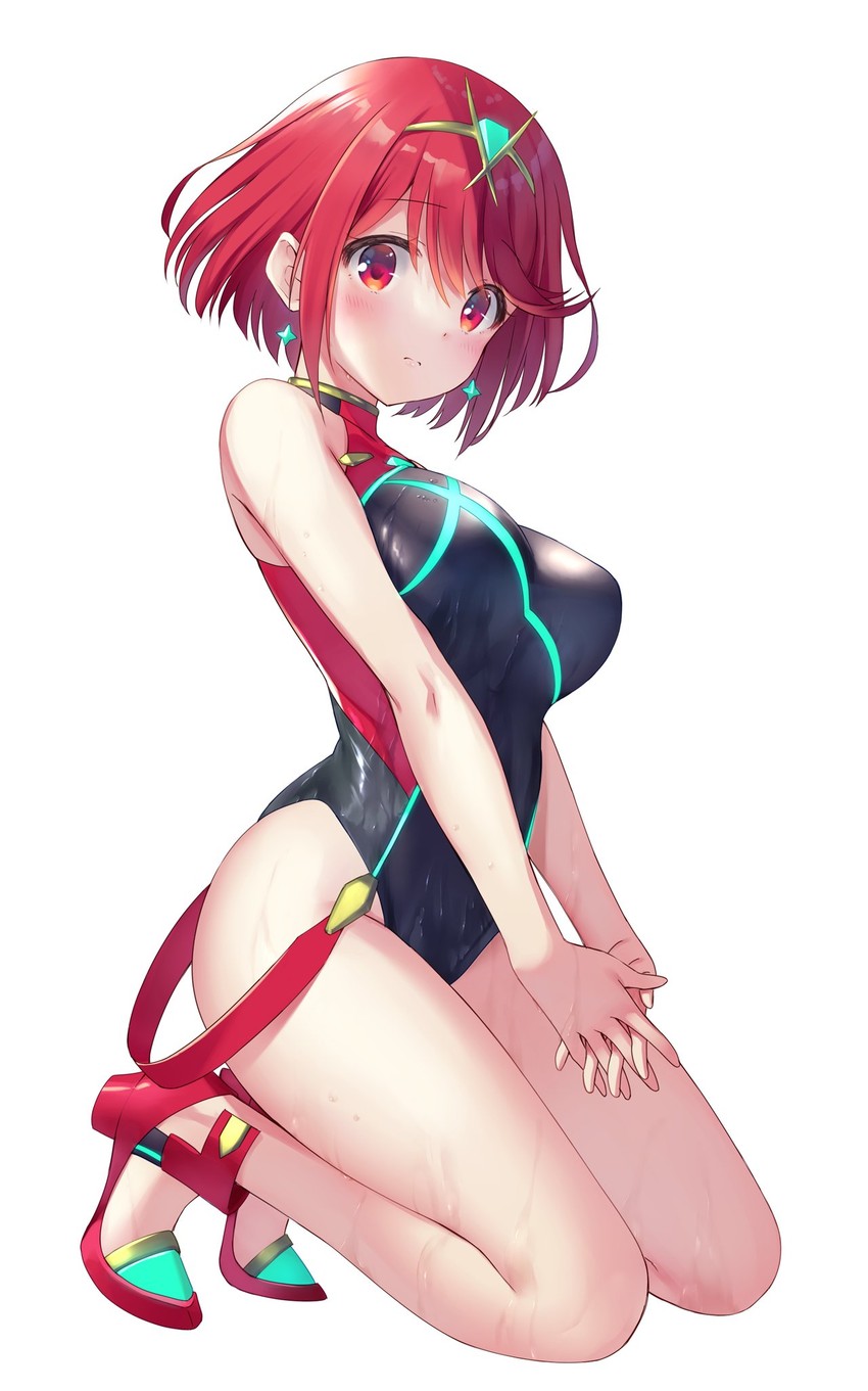 pyra (xenoblade chronicles and 1 more) drawn by na-ga