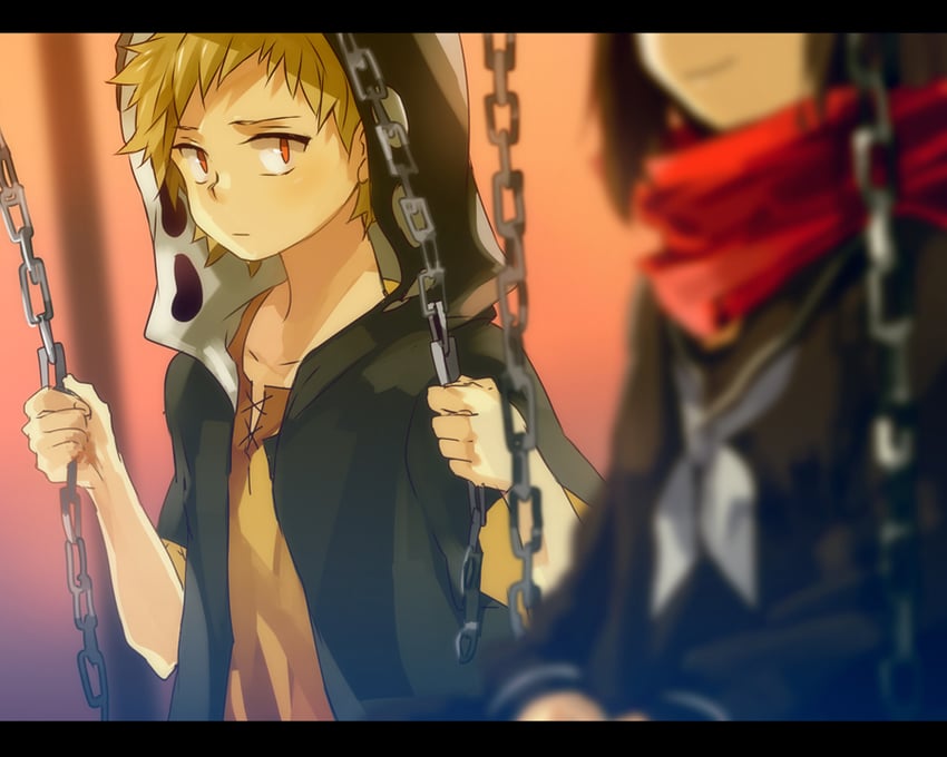 tateyama ayano and kano shuuya (kagerou project) drawn by nuriko-kun