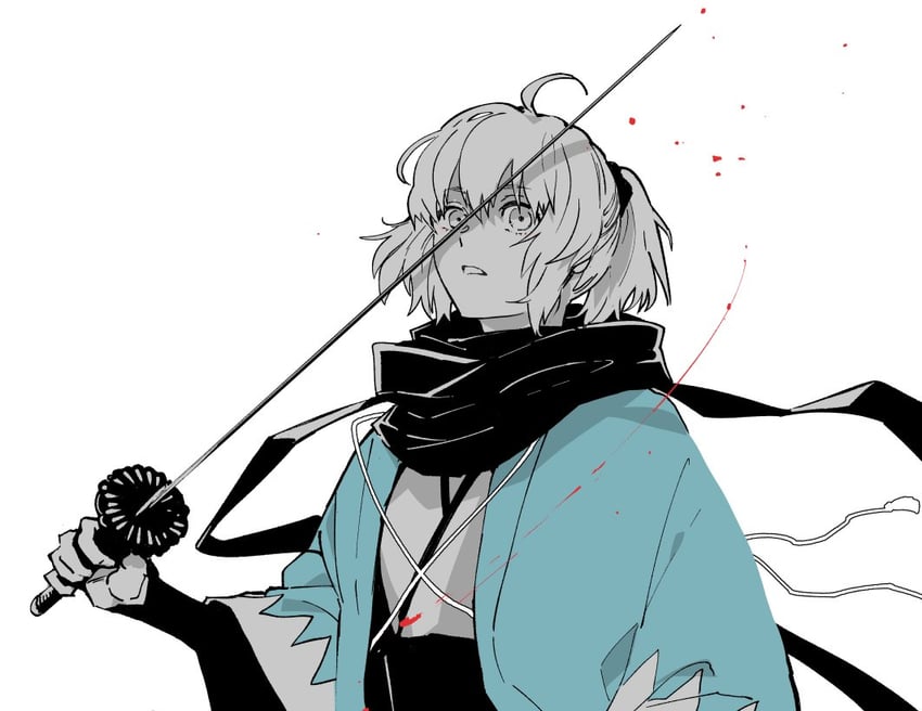okita souji (fate and 3 more) drawn by nobicco