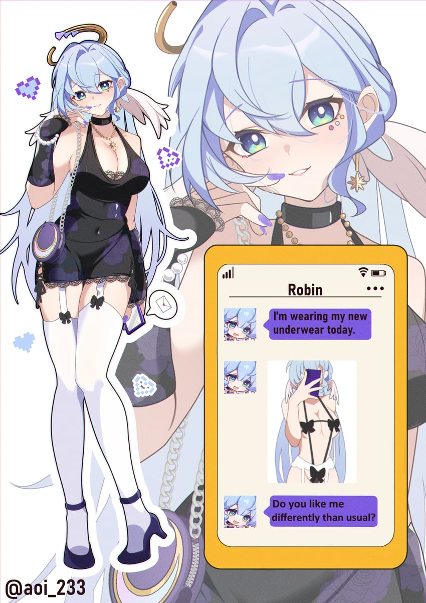 robin (honkai and 1 more) drawn by yoshitoki_(kisshin)