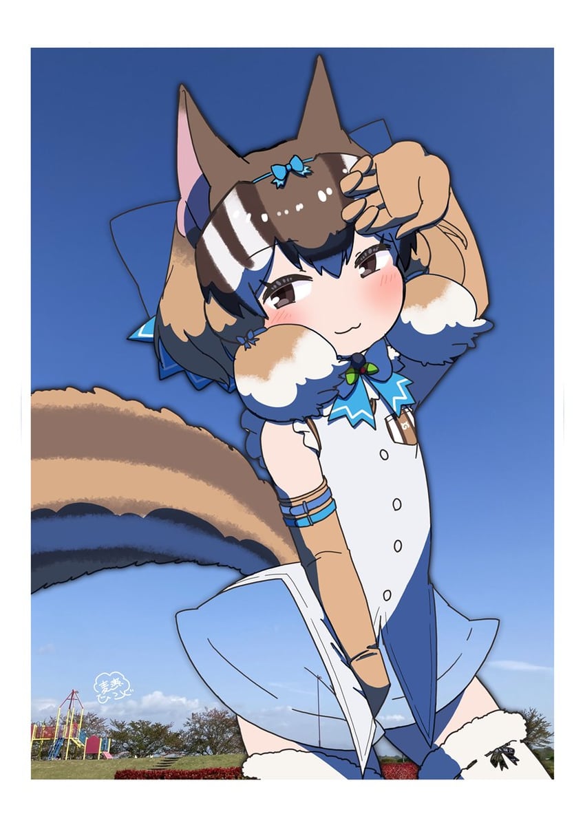 siberian chipmunk (kemono friends and 1 more) drawn by mugise_hitsuji