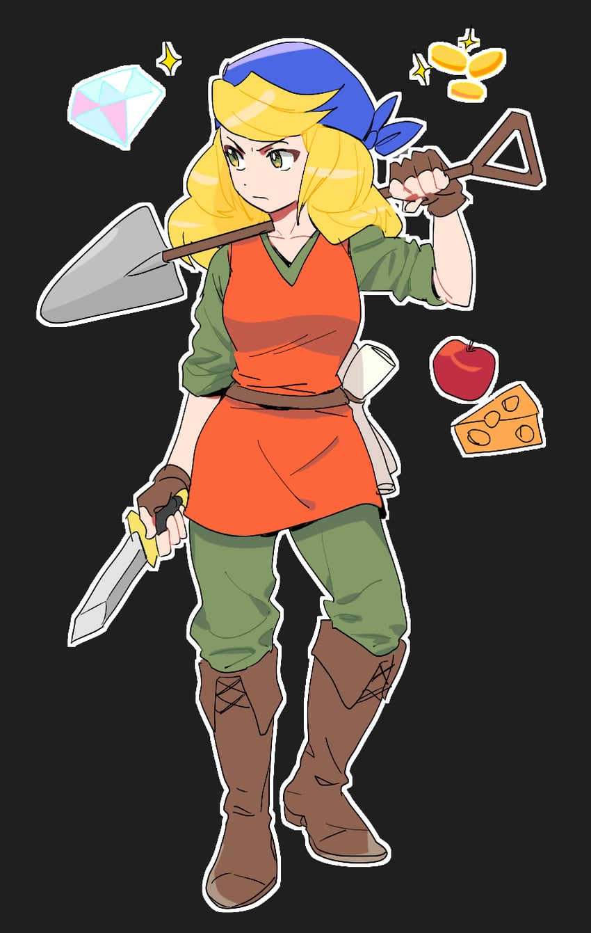 cadence (crypt of the necrodancer) drawn by dede_(qwea_00000)