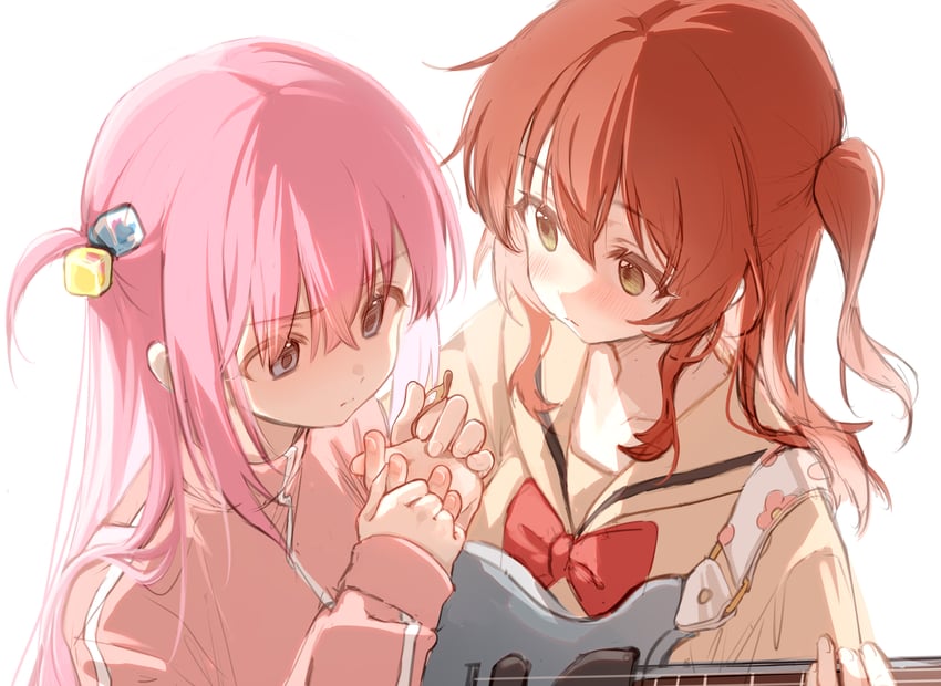 gotoh hitori and kita ikuyo (bocchi the rock!) drawn by clouble