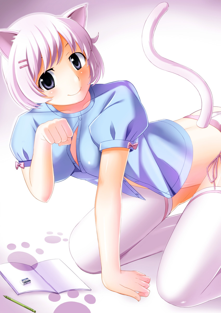 hanekawa tsubasa (monogatari and 1 more) drawn by umitonakai