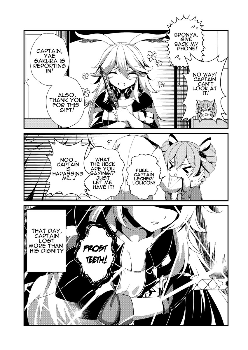 bronya zaychik, yae sakura, and captain (honkai and 1 more) drawn by sheita