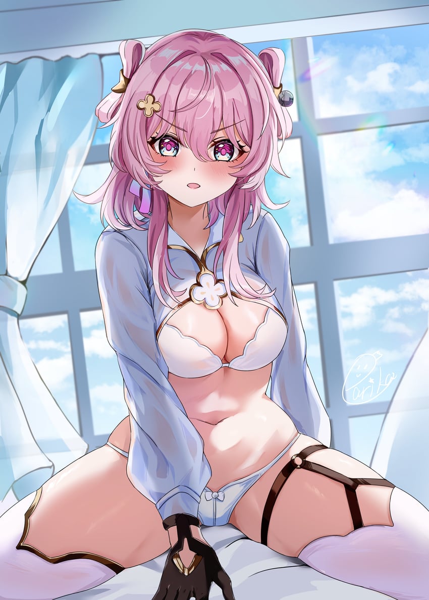 march 7th (honkai and 1 more) drawn by parika