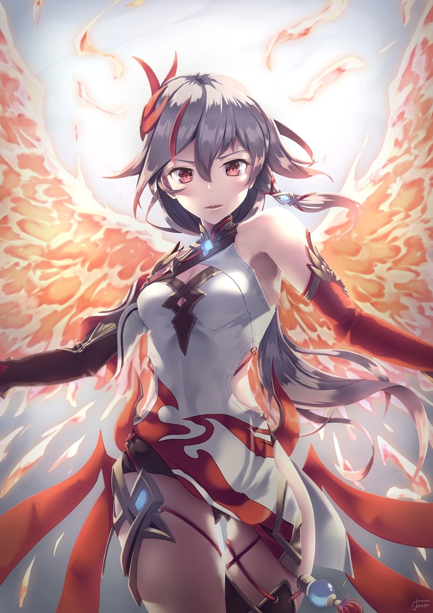 fu hua (honkai and 1 more) drawn by xfate