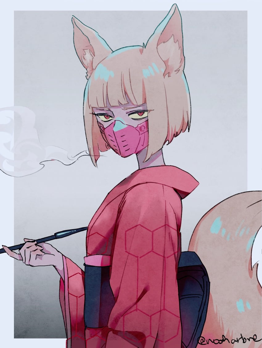 kiwi (cyberpunk and 1 more) drawn by noah_(tettsui-sole)