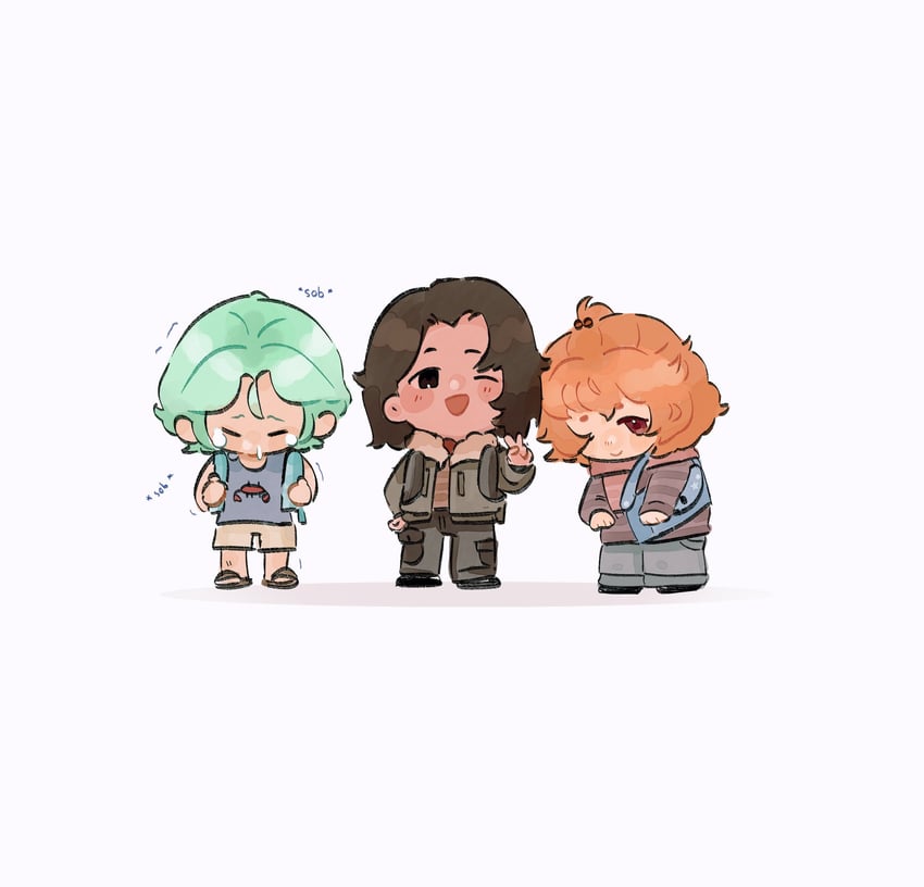 cove holden, qiu lin, and tamarack baumann (our life and 2 more) drawn by dolpxler