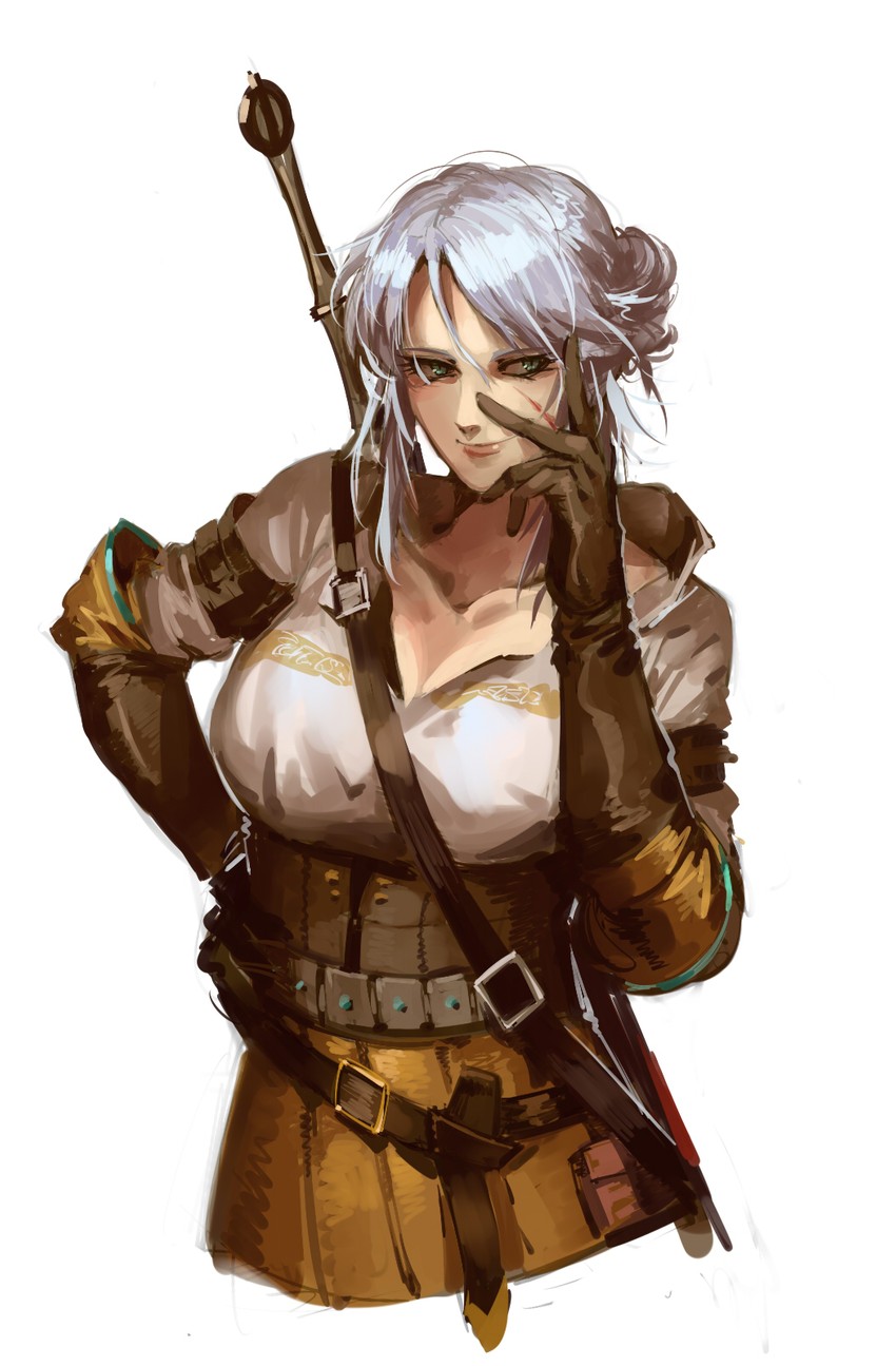 ciri (the witcher and 1 more) drawn by ruukii_drift