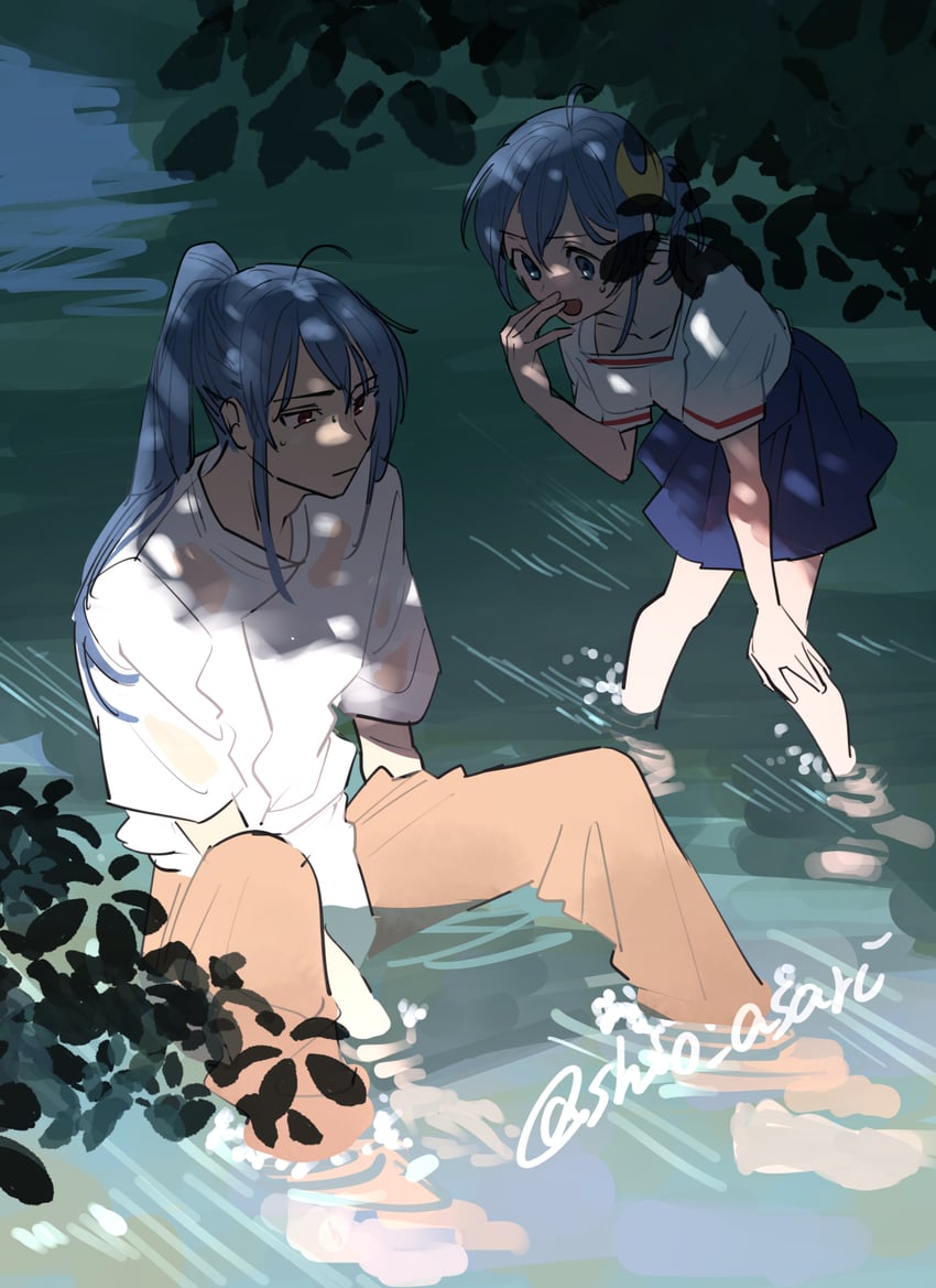 rena lanford and dias flac (star ocean and 1 more) drawn by shiohi