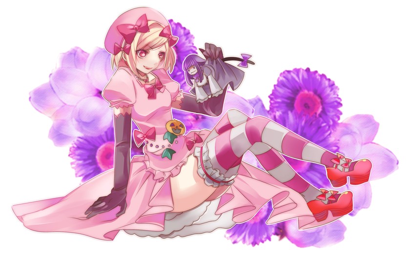 frederica bernkastel and lambdadelta (umineko no naku koro ni) drawn by hoe_satsuki
