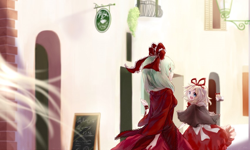 kagiyama hina, medicine melancholy, and su-san (touhou) drawn by dqn_(dqnww)
