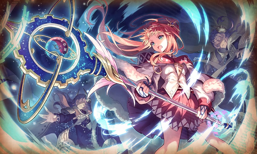 lisbeth finn lustburg, mira, and nyx (ta ga tame no alchemist)