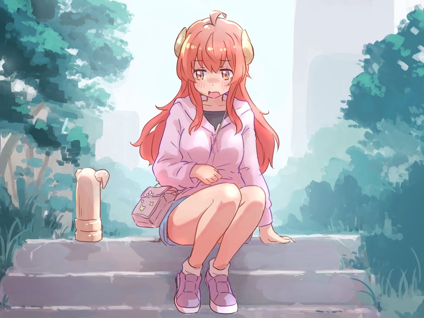 yoshida yuuko (machikado mazoku) drawn by icorasama