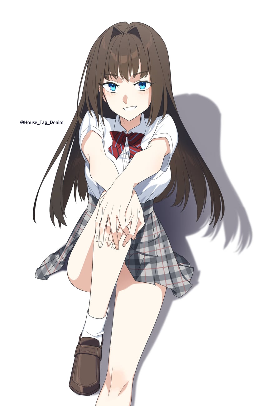 aozaki aoko (fate and 2 more) drawn by house_tag_denim