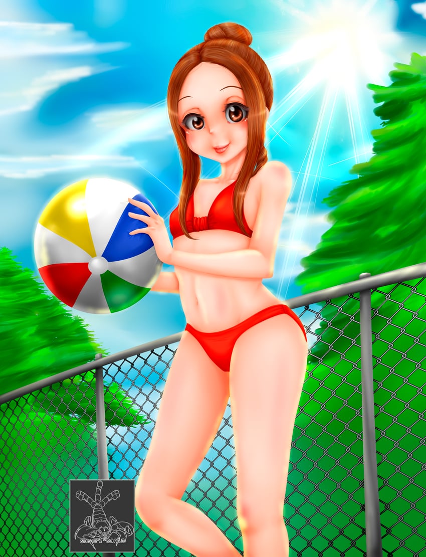 takagi-san (karakai jouzu no takagi-san and 1 more) drawn by sasori-sanin