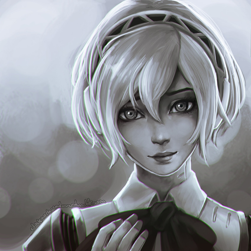 aigis (persona and 1 more) drawn by koyorin