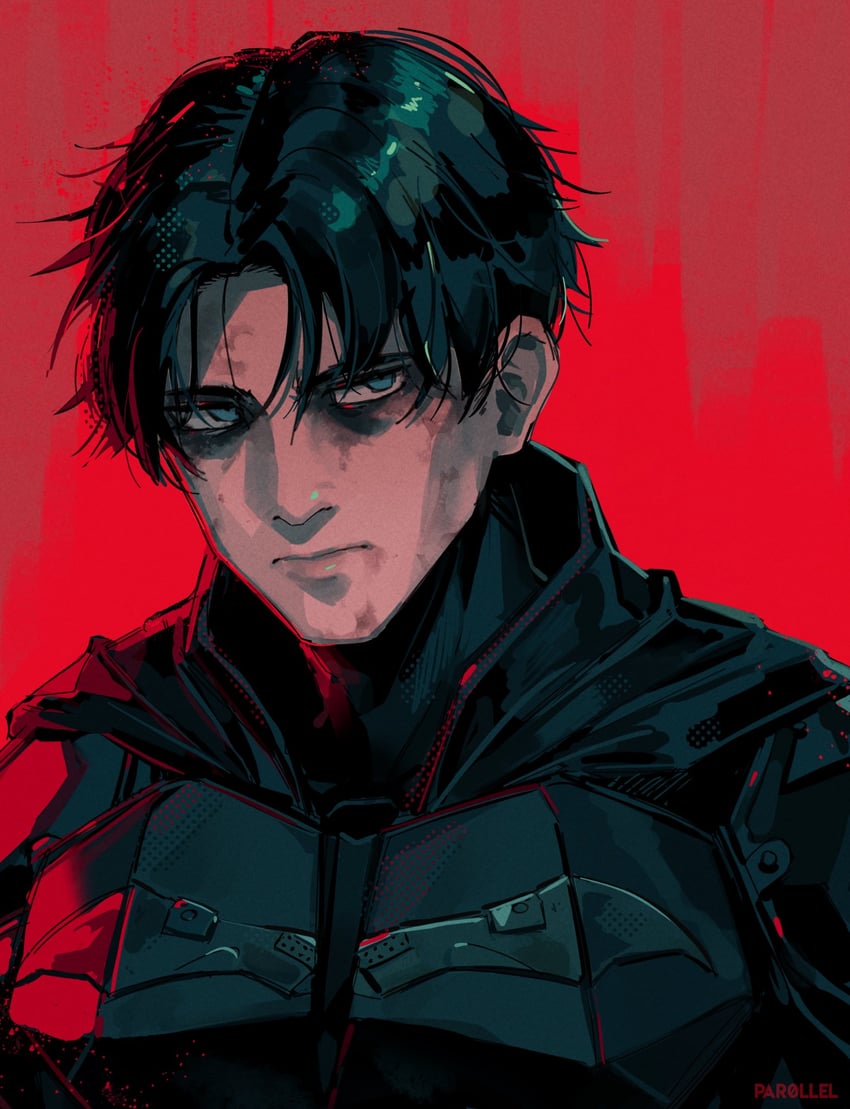 batman and bruce wayne (dc comics and 2 more) drawn by par0llel
