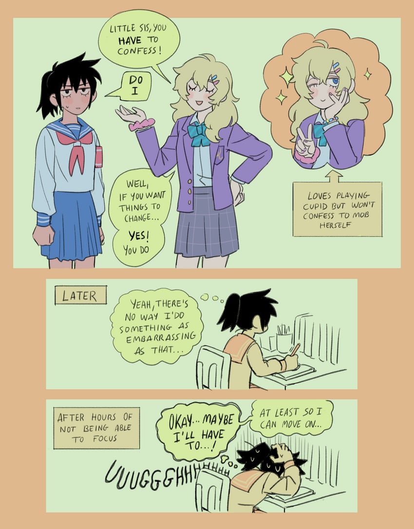 kageyama ritsu and hanazawa teruki (mob psycho 100) drawn by leunfer