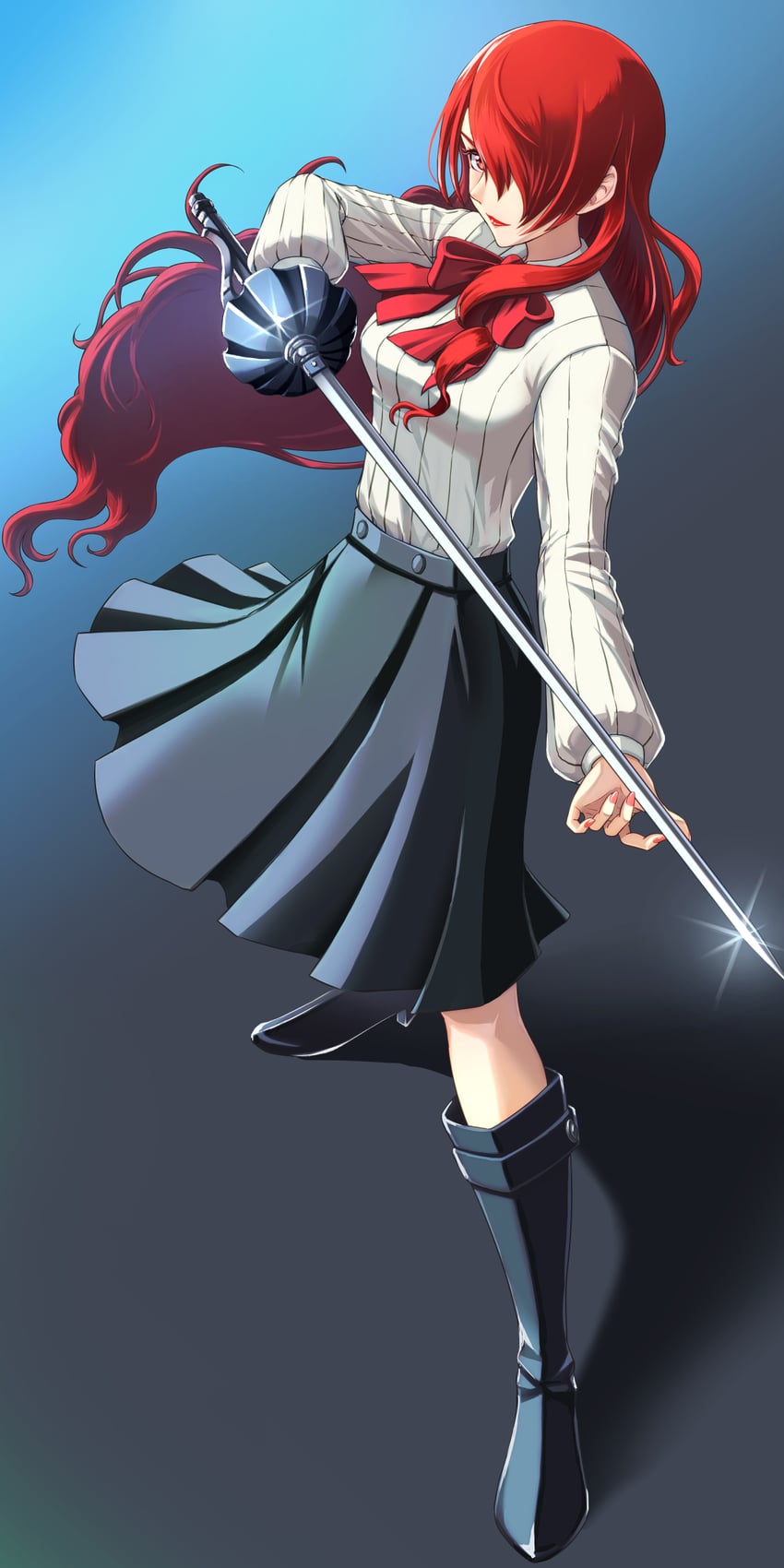kirijou mitsuru (persona and 1 more) drawn by chiga_akira