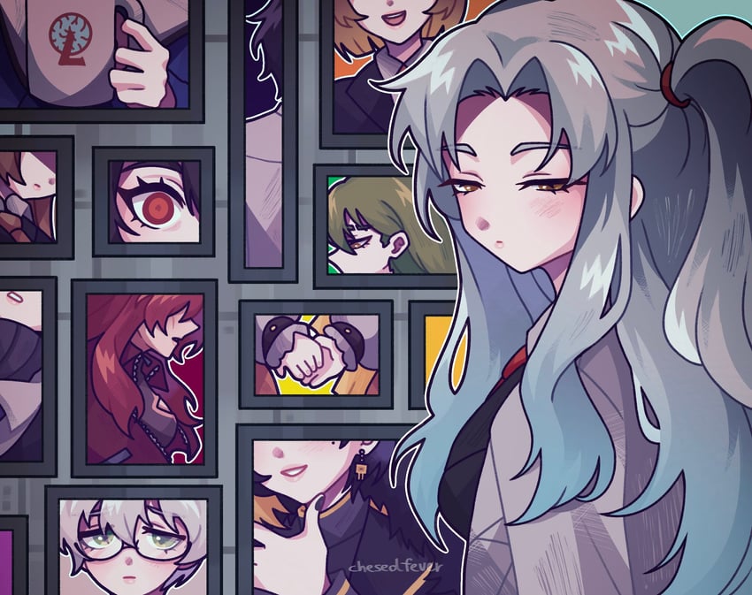 angela, netzach, binah, hod, malkuth, and 8 more (project moon and 1 more) drawn by chesedfever
