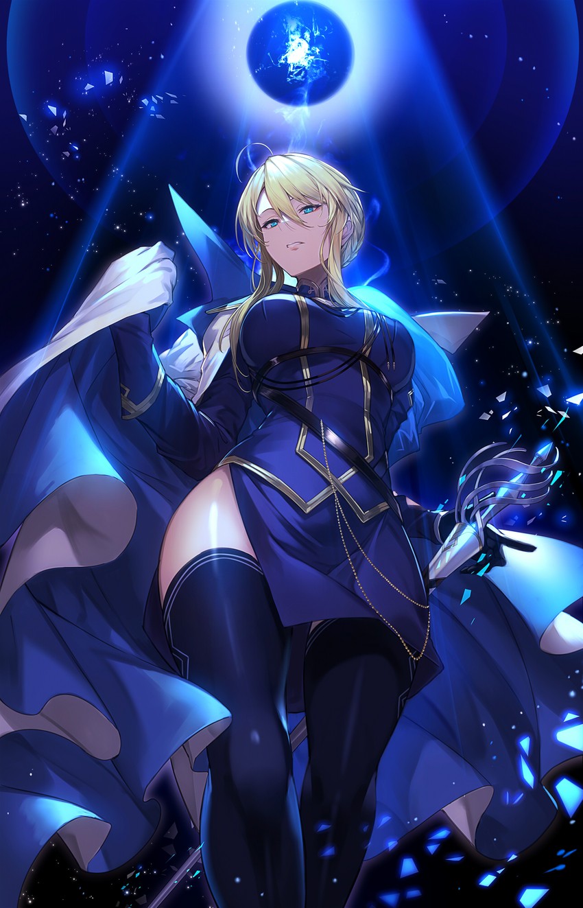 artoria pendragon (fate and 1 more) drawn by kakage