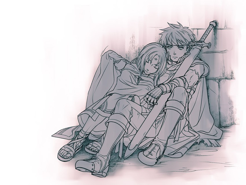 ike and soren (fire emblem and 1 more) drawn by kobashi_(hodohodo)