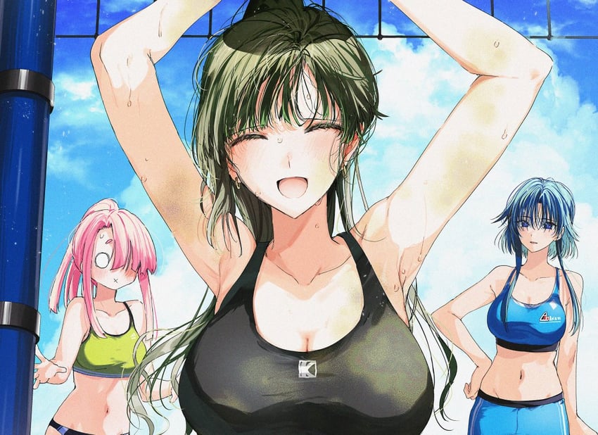 yuki, anna, and hikage naka (kimi wa meido-sama) drawn by shotan