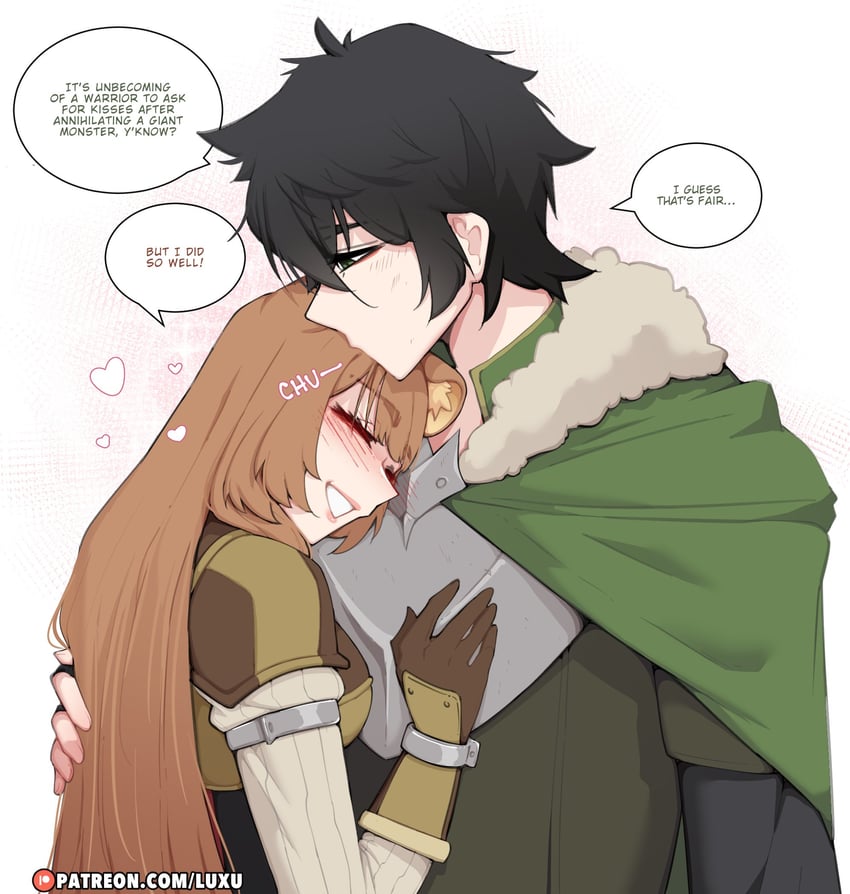 raphtalia and iwatani naofumi (tate no yuusha no nariagari) drawn by luxu