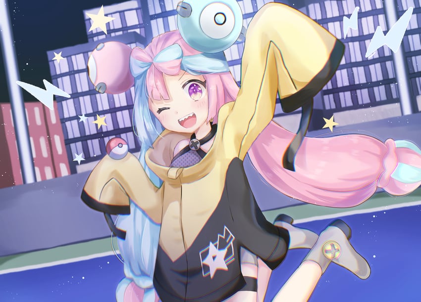iono (pokemon and 1 more) drawn by yamabuki_humi