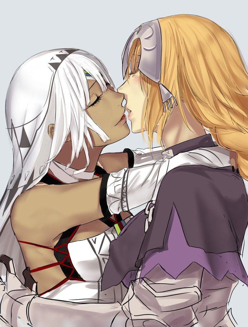 jeanne d'arc and altera (fate and 3 more) drawn by i-pan