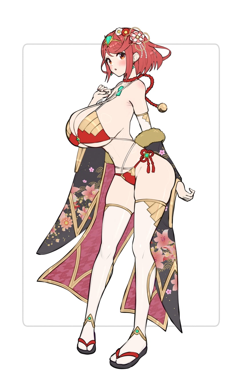 pyra (xenoblade chronicles and 1 more) drawn by gonzarez