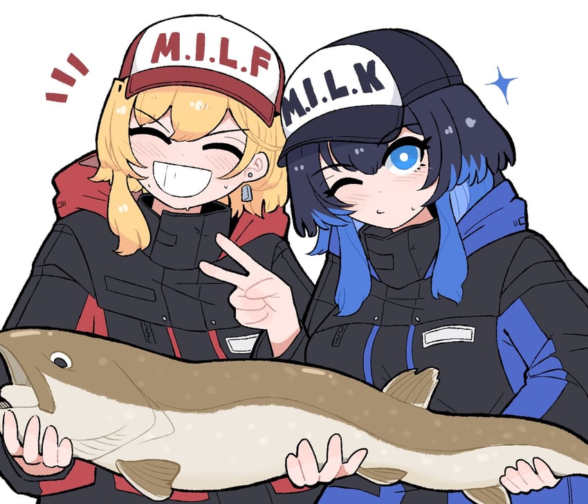 ouro kronii and kaela kovalskia (hololive and 2 more) drawn by oscar_get