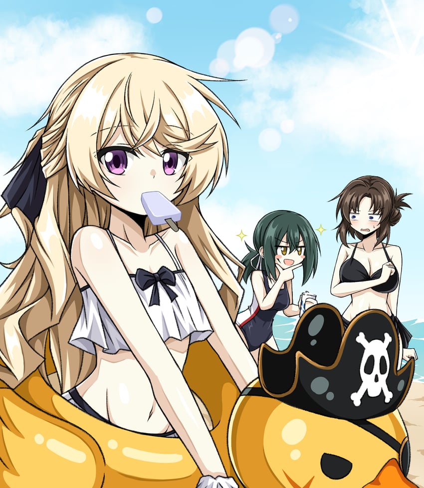 laika, felicette, skinner, and captain barbarossa (counter:side) drawn by jazz9207