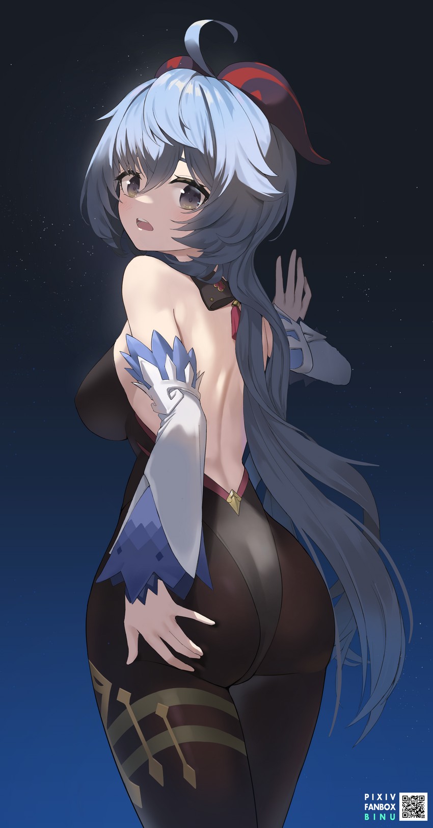 ganyu (genshin impact) drawn by binu_(nadenade)