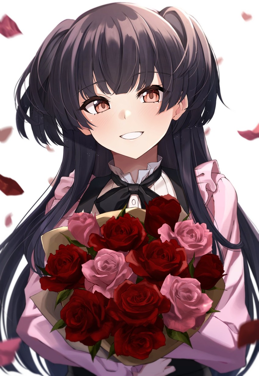 mayuzumi fuyuko (idolmaster and 1 more) drawn by kurousagi_yuu