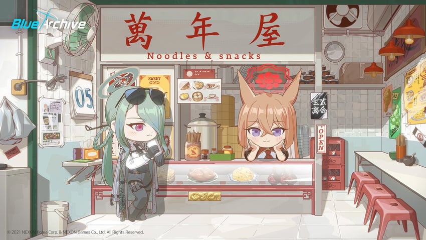 rumi and mina (blue archive)