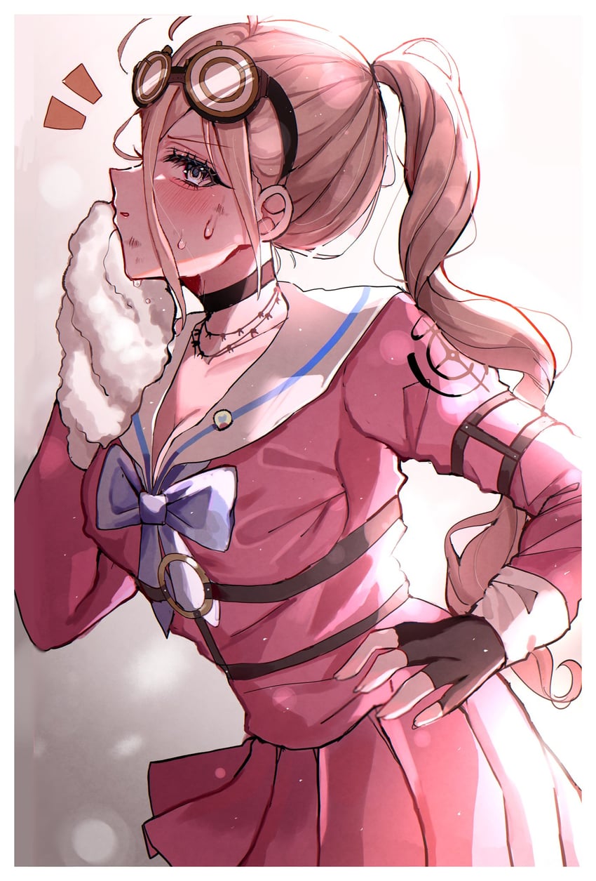 iruma miu (danganronpa and 1 more) drawn by yuyu_(yuuyudayo1211)