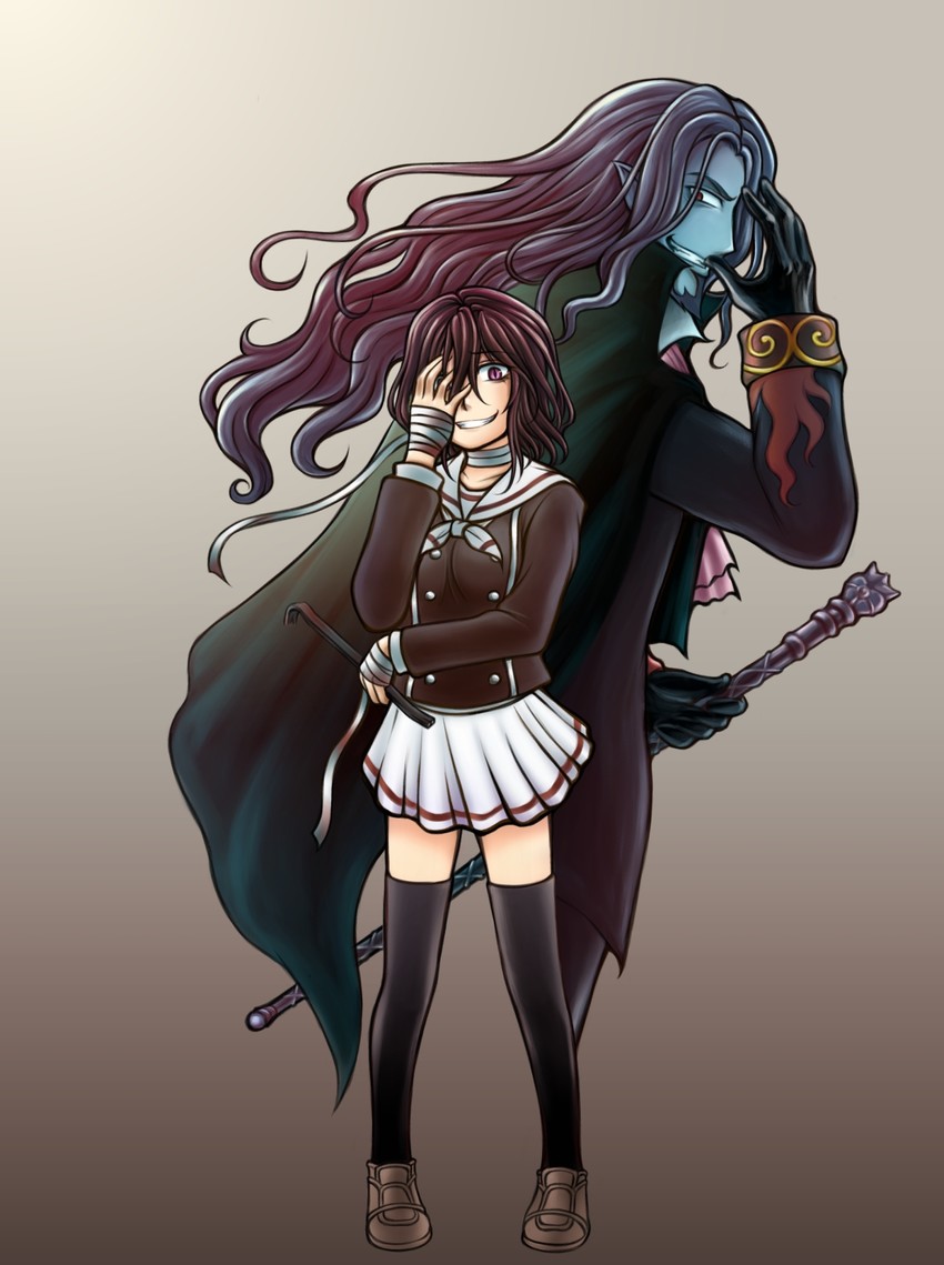count of monte cristo and fujisawa ayana (gankutsuou and 1 more) drawn by thaumana