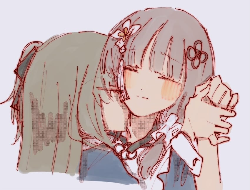 kuo shenlin and wang yujia (assault lily) drawn by rui_rui_rui0122