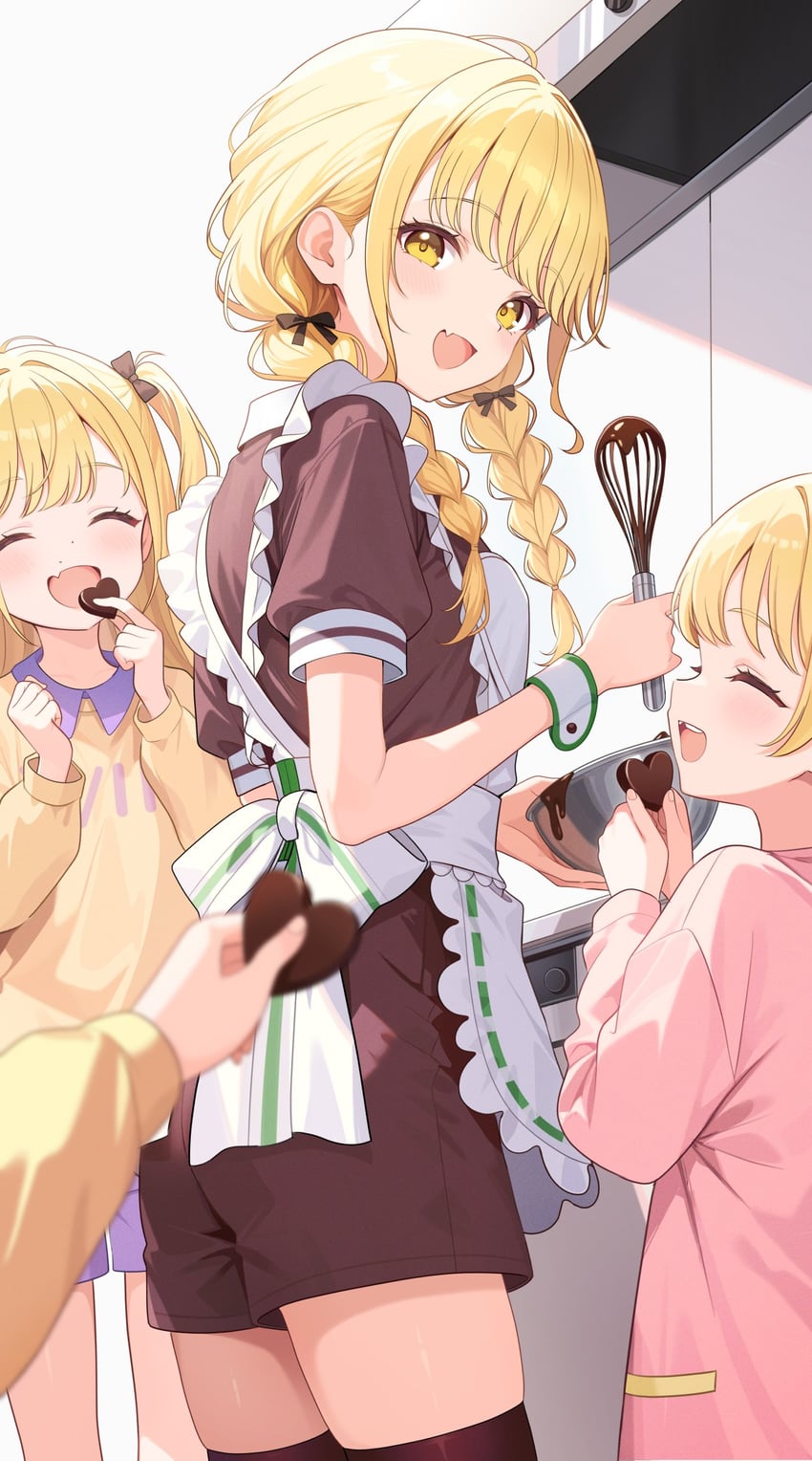 fujita kotone and fujita kotone's sister (idolmaster and 1 more) drawn by kitano_yukito