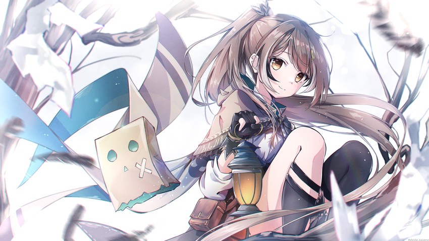 nanashi mumei and friend (hololive and 1 more) drawn by daidai_(daidai826)