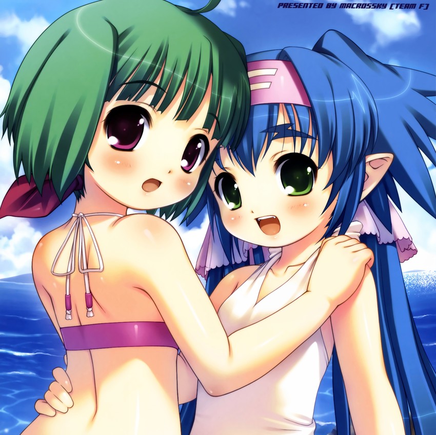 ranka lee and klan klein (macross and 1 more) drawn by akiba_hideki and macrossky