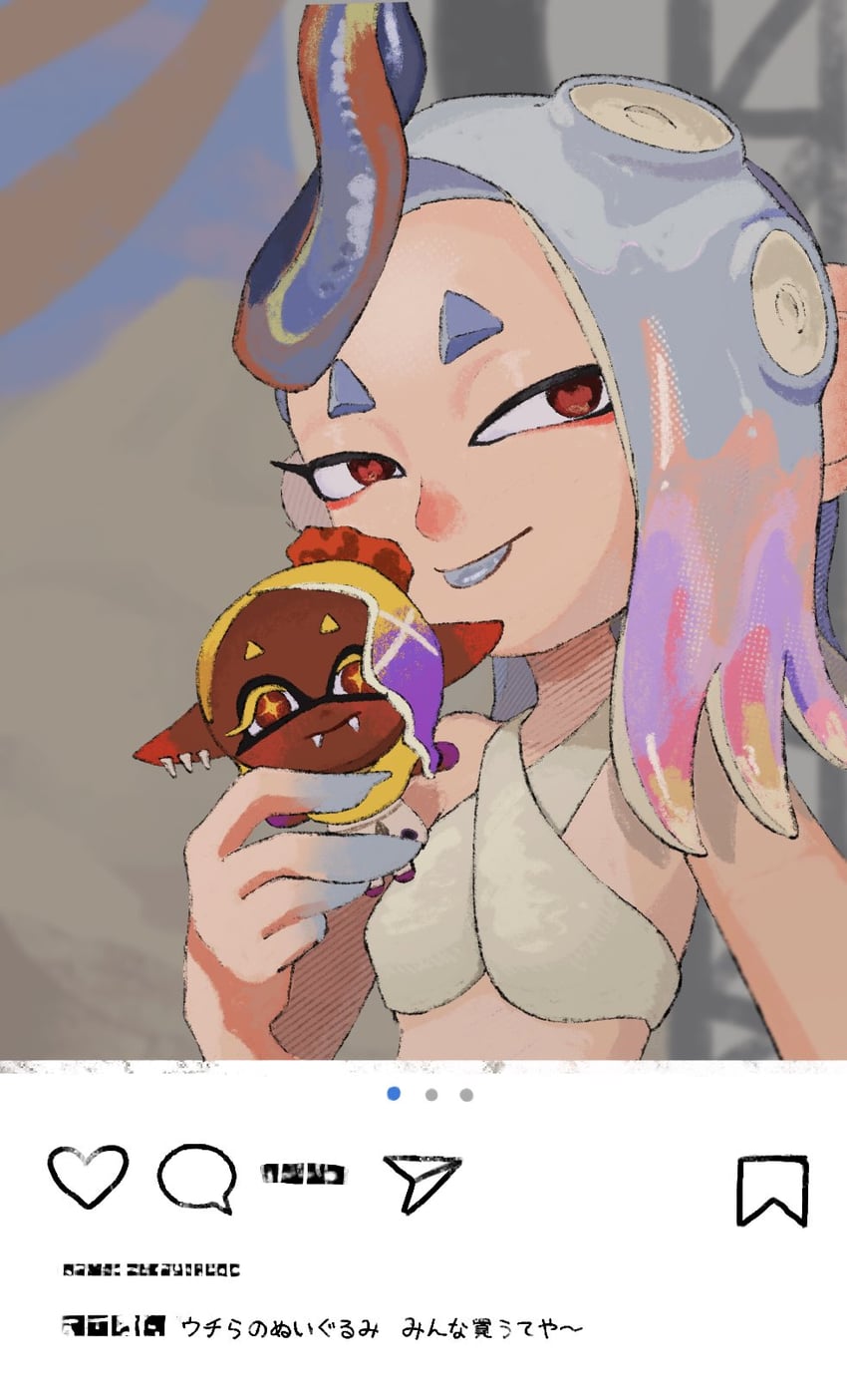 frye and shiver (splatoon and 1 more) drawn by hyper_chikuwabu