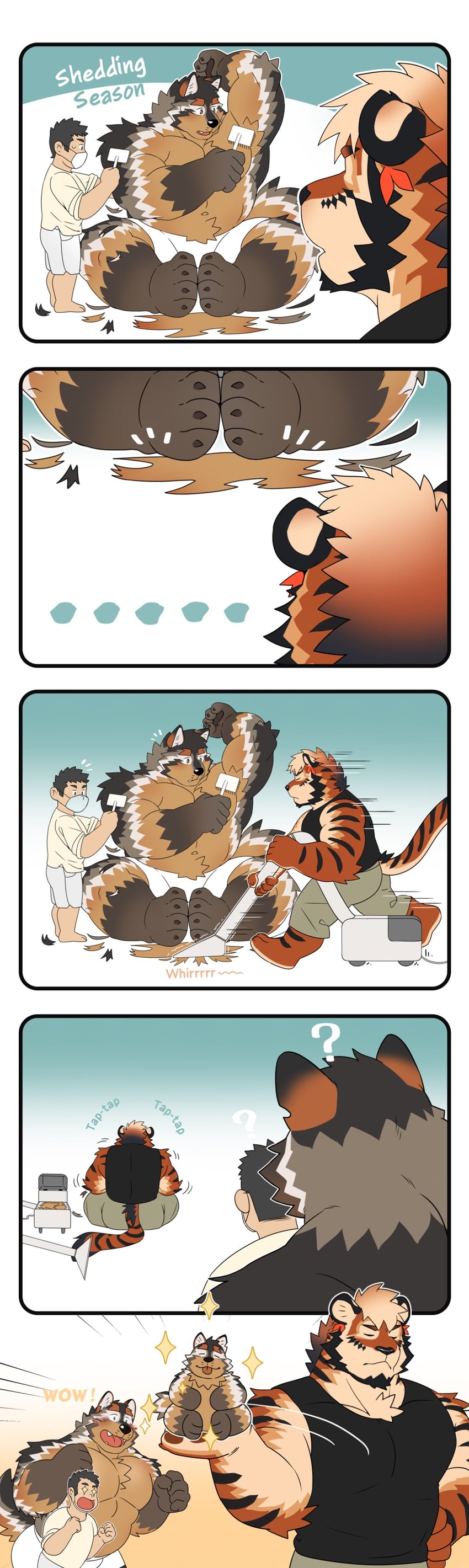 haki, artin, and kaki thunb (original) drawn by boogbogex