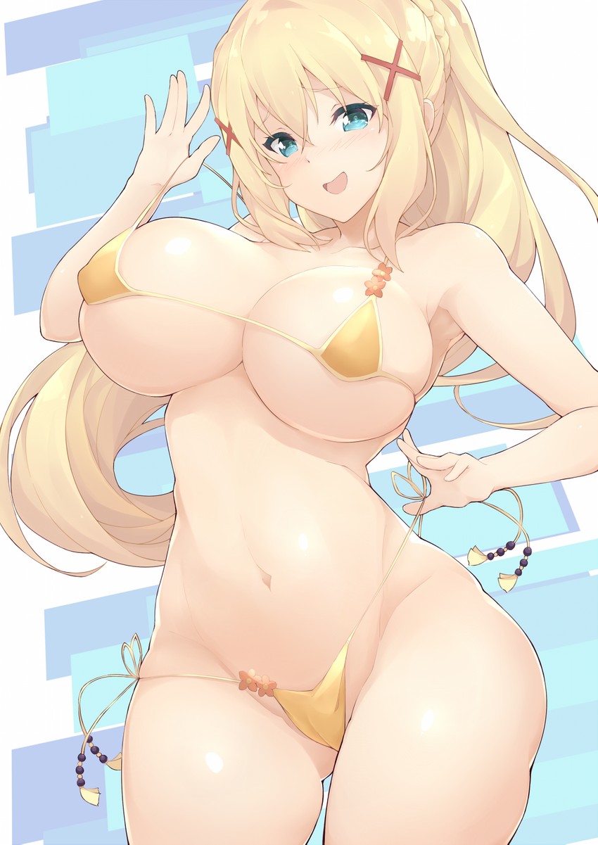 darkness (kono subarashii sekai ni shukufuku wo!) drawn by jampen