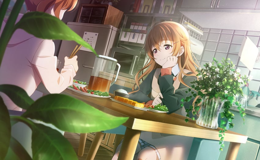 konoe kanata and konoe haruka (love live! and 2 more)