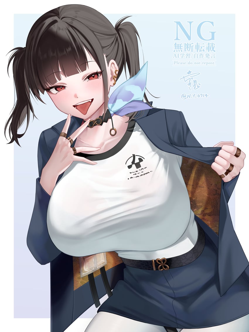 sora (goddess of victory: nikke) drawn by yazuki_(n_y_0714)