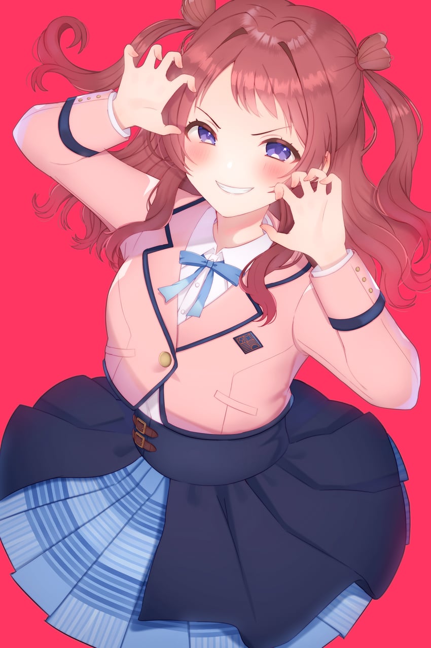 hanami saki (idolmaster and 1 more) drawn by 17ho_10ban